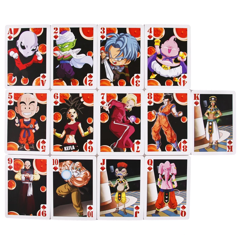 

55PCS Dragon Ball Super Ultra Instinct Goku Jiren Poker Game Action Toy Figures Commemorative Edition Collection Cards