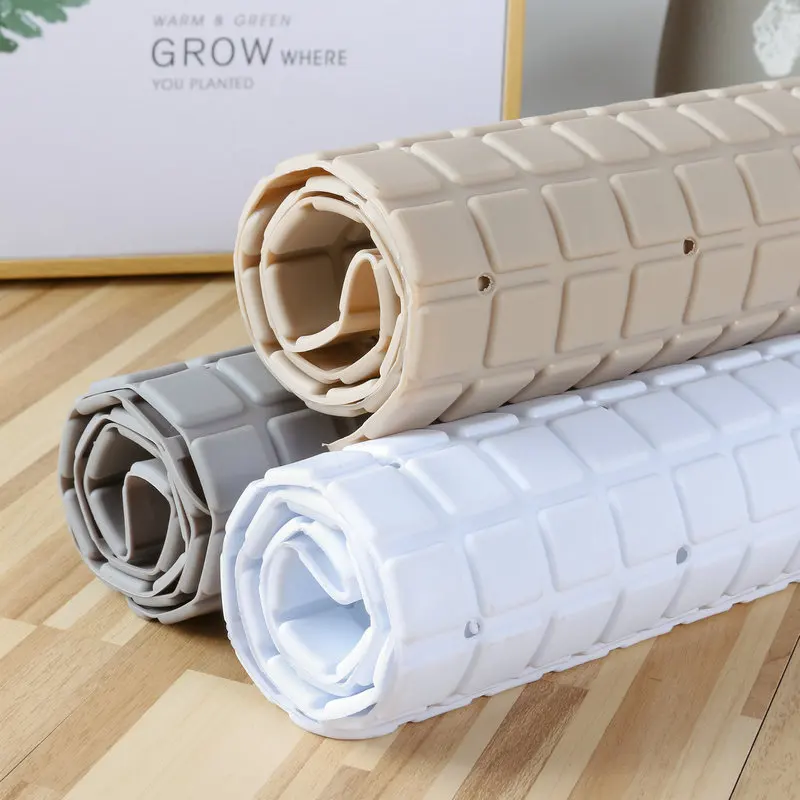 

Bathroom Non-slip Carpet Mat Spliced Toilet Safety Shower PVC Massage Pads With Suction Cups Waterproof Bath Floor Carpets Mat