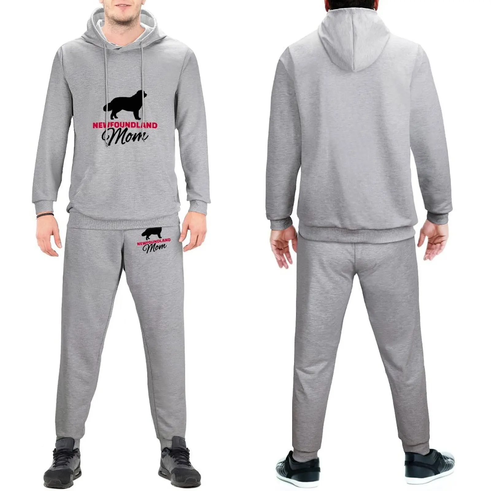 

Newfoundland Dog Womens Tracksuit Set Newfoundland Mom Sale Sweatsuits Men Sweatpants And Hoodie Set Christmas