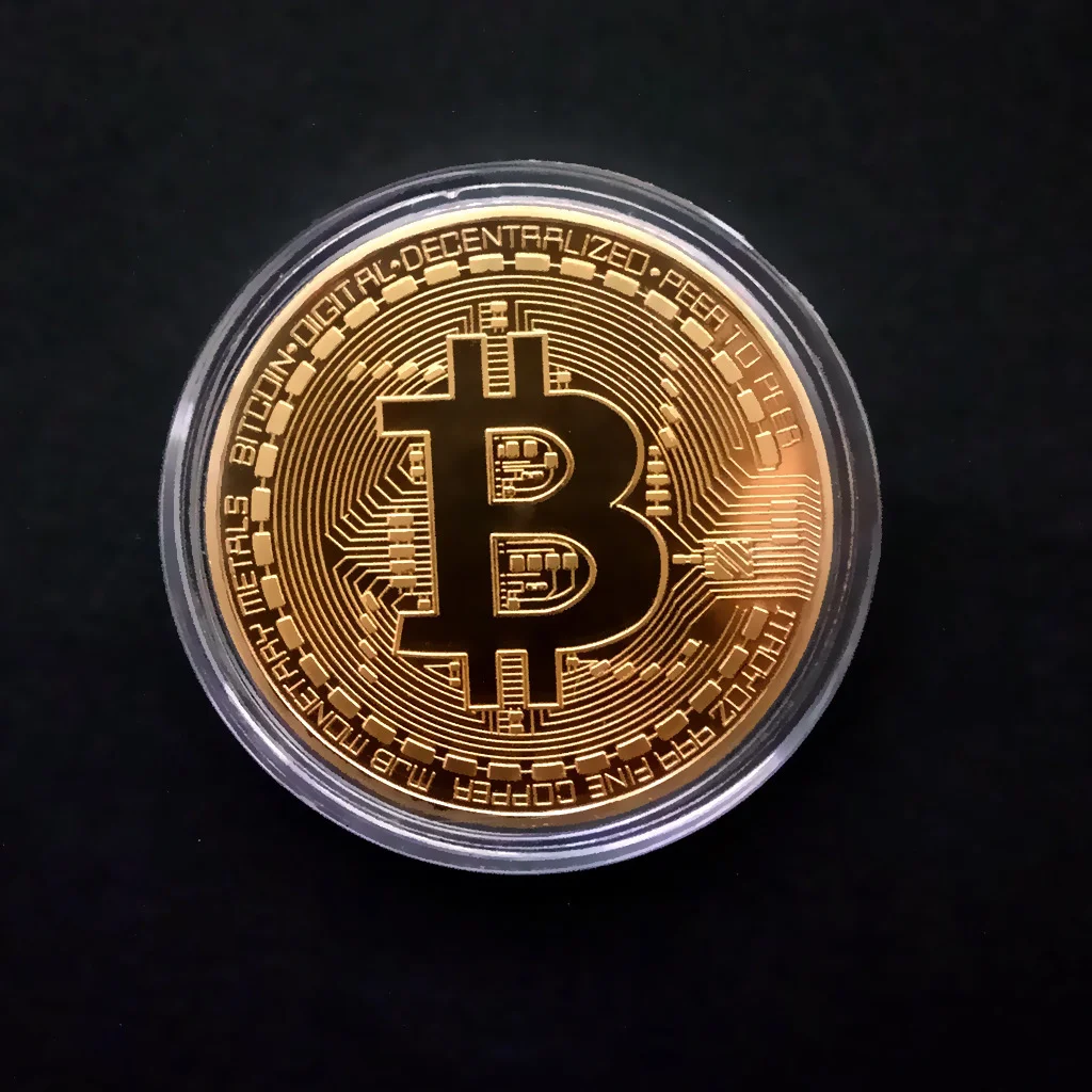 1 шт. Биткоин памятная медаль художественная коллекция Позолоченные физические