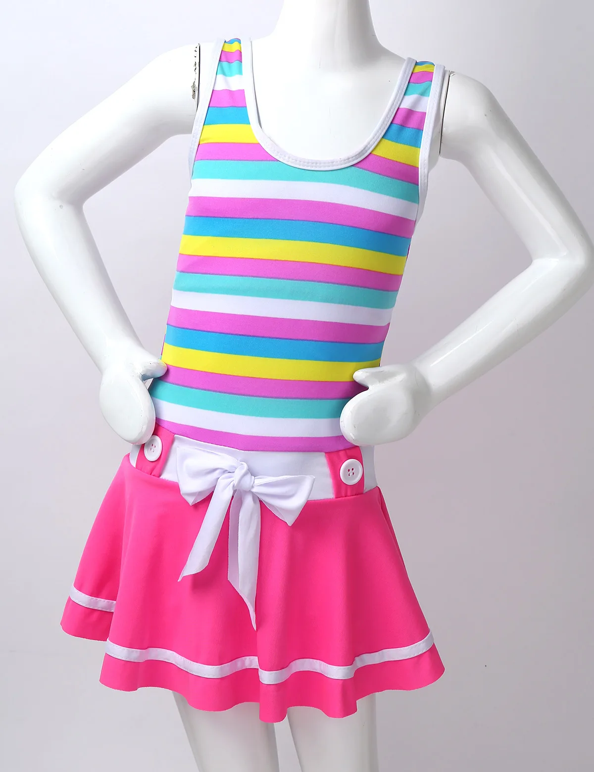 

Girls One Piece Swimsuits Skirt Suit Children Swimwear Princesss Kids Beach Dress Bathing Suits Hot Summer Beach Wear Clothes