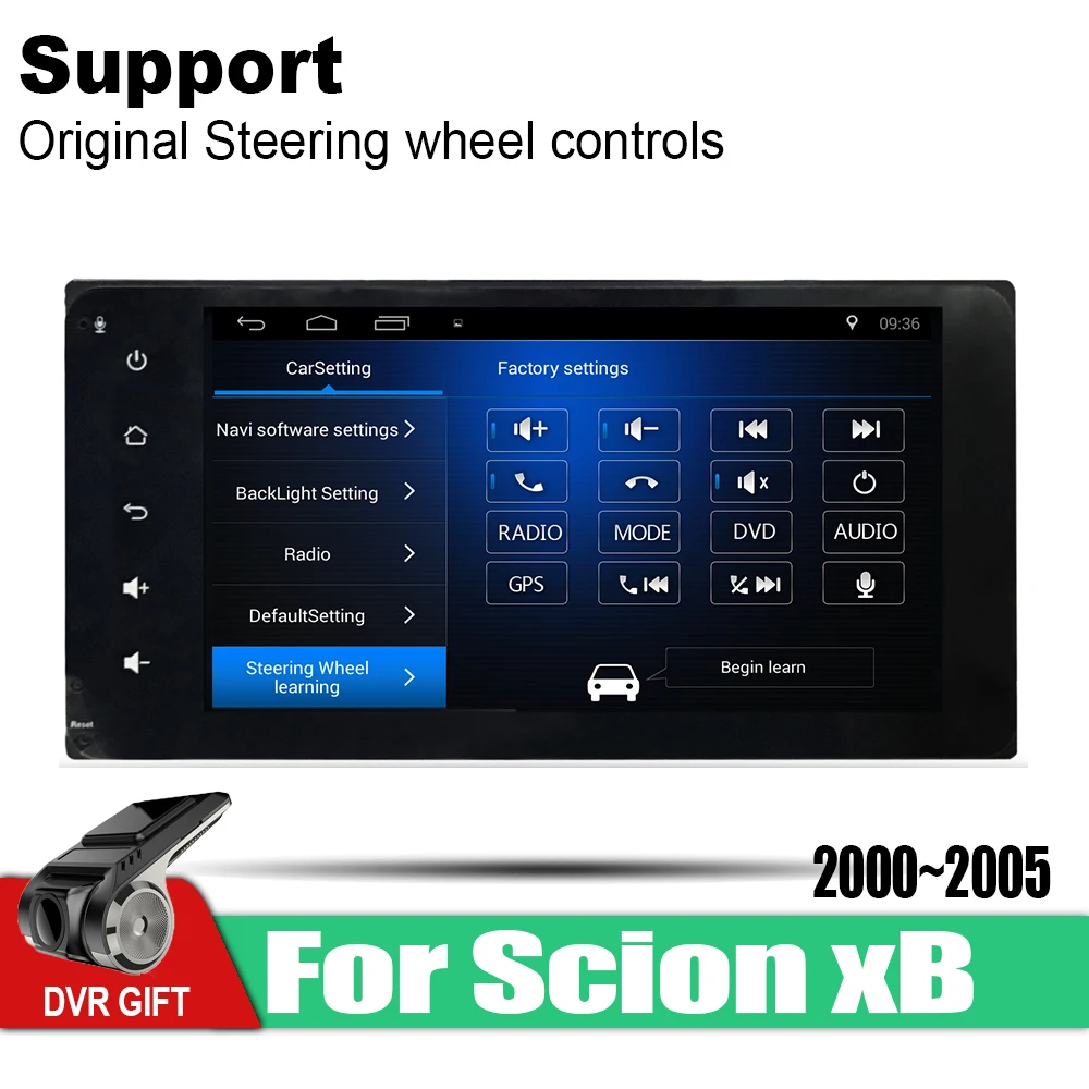 Автомобильный gps мультимедийный плеер для Scion xB 2000 2001 2002 2003 2004 2005 автомобильный