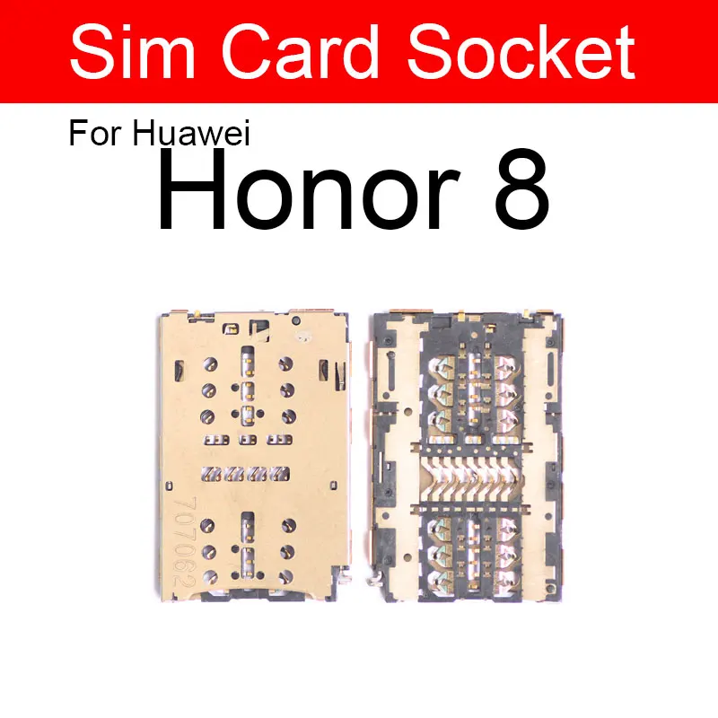 Держатель адаптера для sim-карты Huawei Honor 8 9 9I 10 20 V8 V9 V10 Play Lite Pro устройство чтения