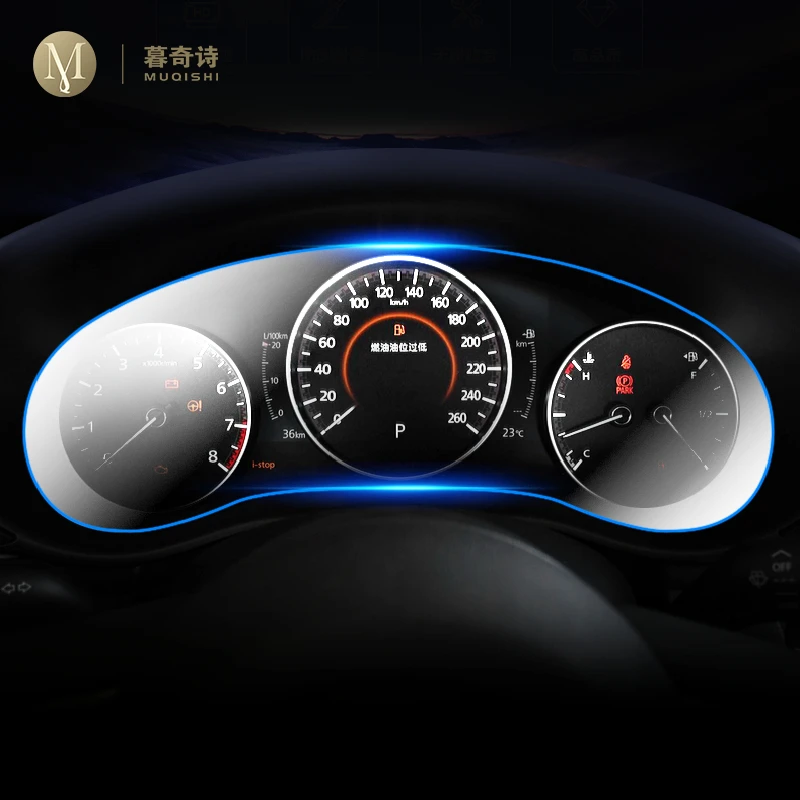 Для Mazda 3 Axela CX 30 2019 2020 2021 Автомобильная мембрана для салона приборной панели ЖК