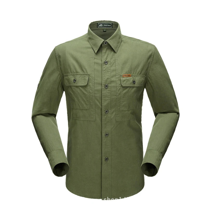 Военная быстросохнущая мужская хлопковая армейская зеленая тактическая одежда