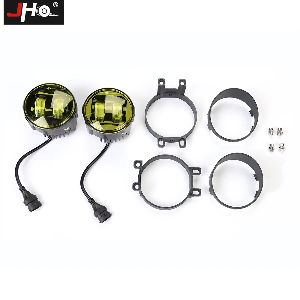 

JHO 40W Golden Color Offroad Mount Bracket A Pillar LED Light Kit For Ford F150 RAPTOR 2017-2020 2019 2018 XLT Car Accessories