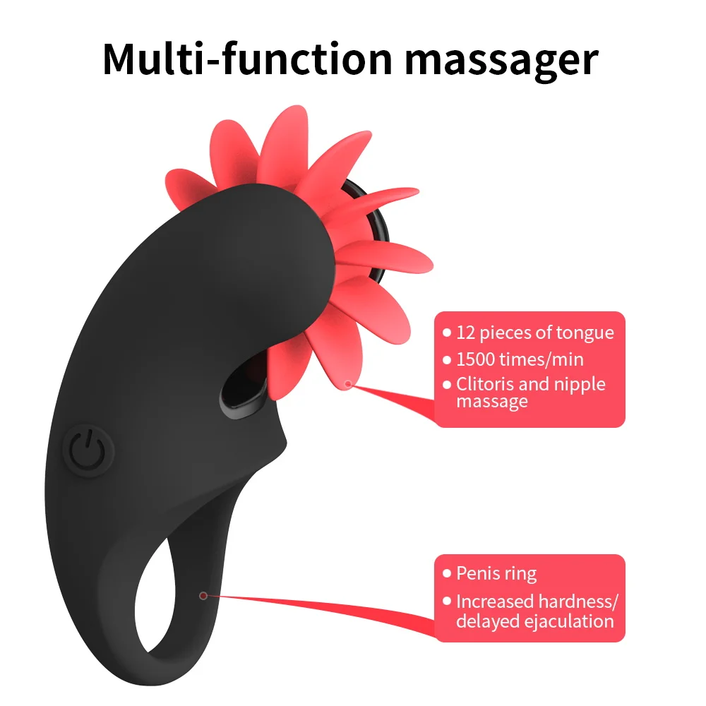 OTOUCH вращения оральный лизать пенис вибрационное кольцо G spot (точка массаж вагины