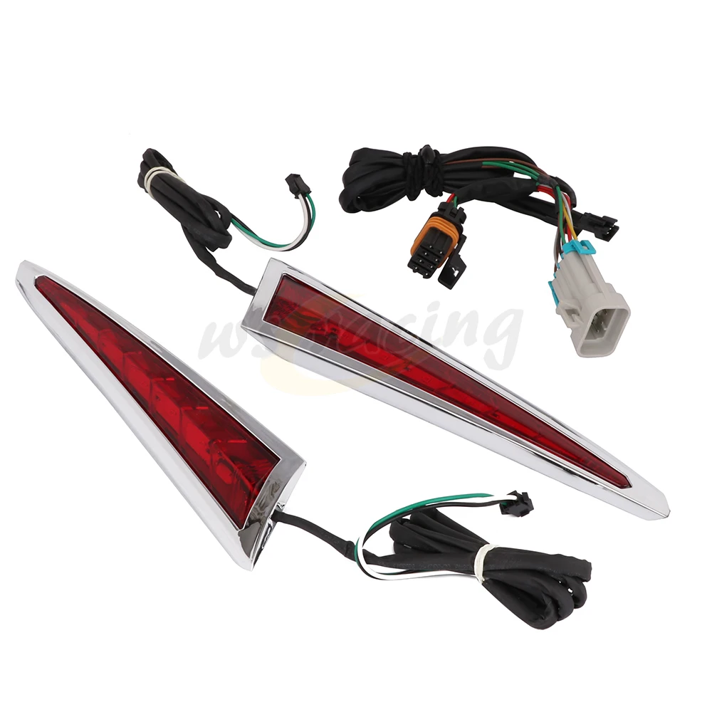 

Motorcycle Saddlebag LED Run-Brake Rear Lights For Victory Cross Country Tour Magnum 10-17 Hard-Ball 12-13 Cross Roads 10-14