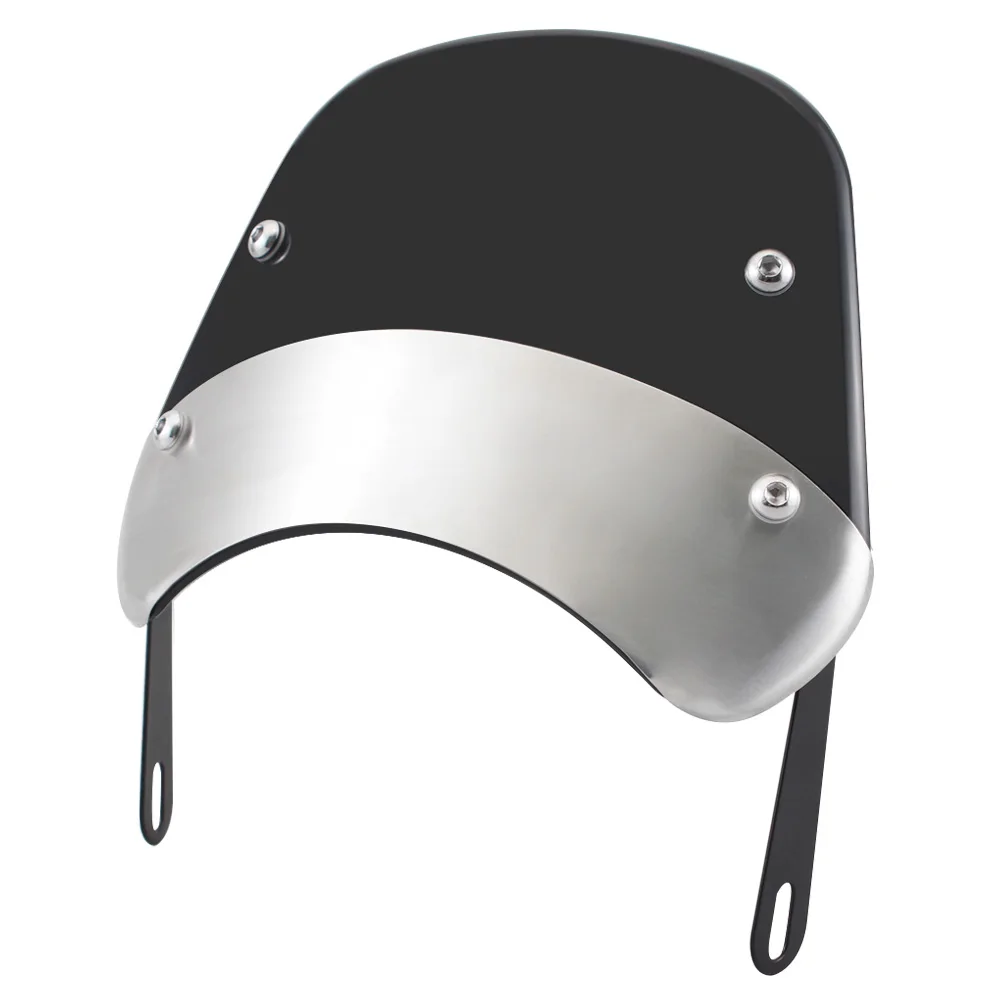 5- 7 &quotЧерный Ретро лобовое стекло компактный спортивный отражающий козырек