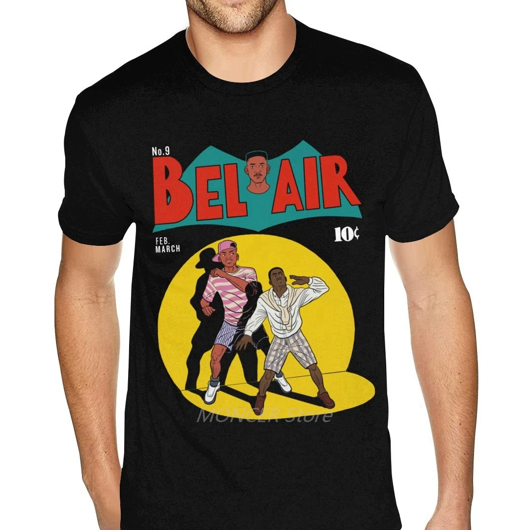 The Fresh Prince Of Bel-Air Tee Shirts Boys Vintage Print Shirt Men Short Sleeved Cheap Branded Clothing