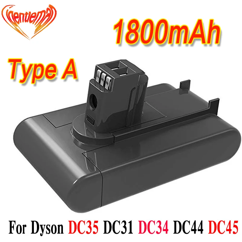 (Тип A) 22 2 V 1800mAh литий ионный Вакуумный Аккумулятор для Dyson DC35 DC45 DC31 DC34 DC44 Animal 917083