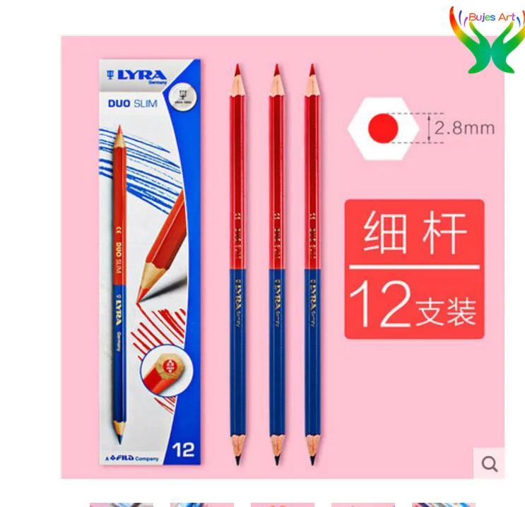 12 шт./компл. двойная головка сине красный карандаш маркер для деревообработки