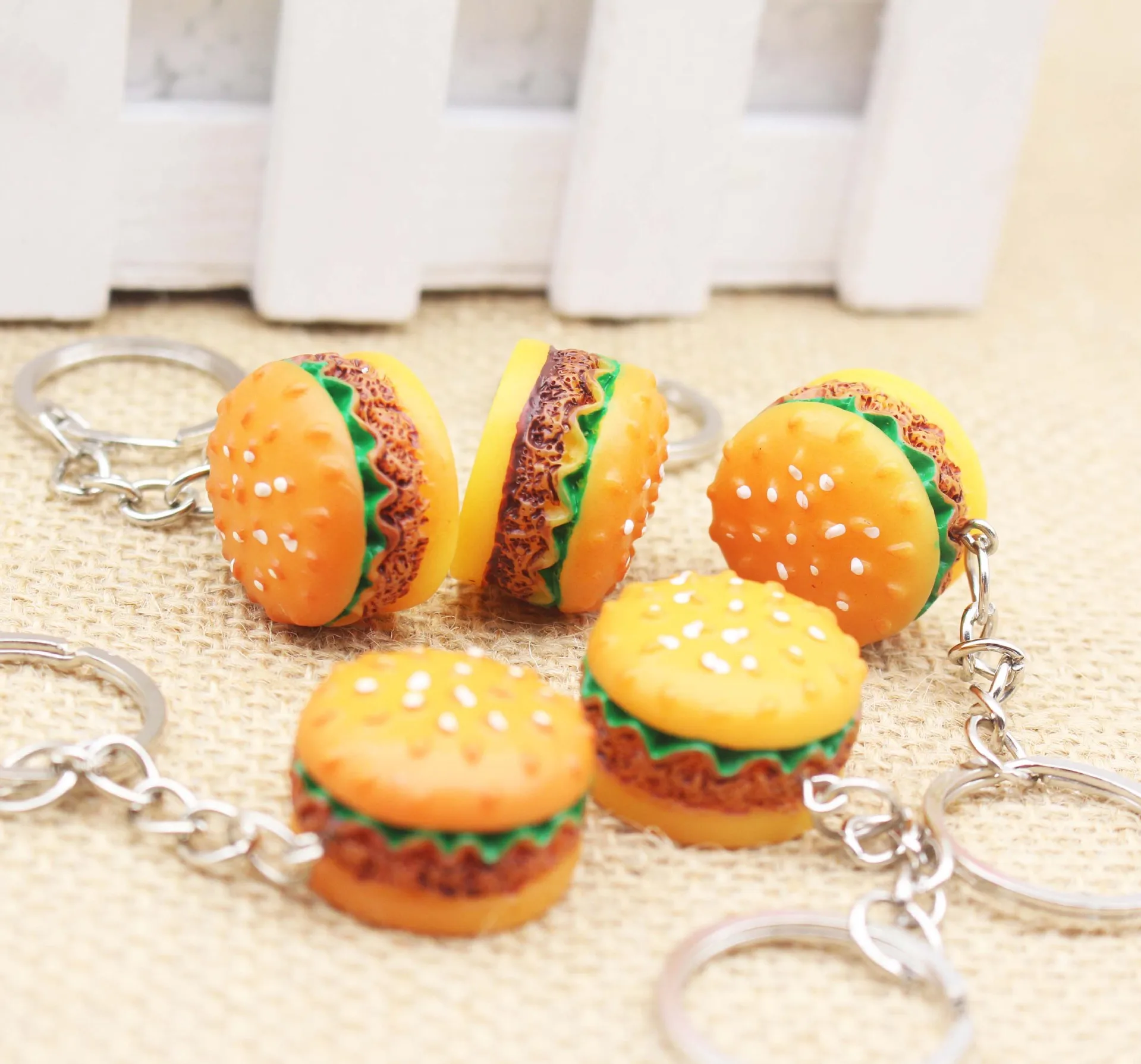 3 шт./лот новые брелоки для гамбургеров подвески подарки/сумки аксессуары
