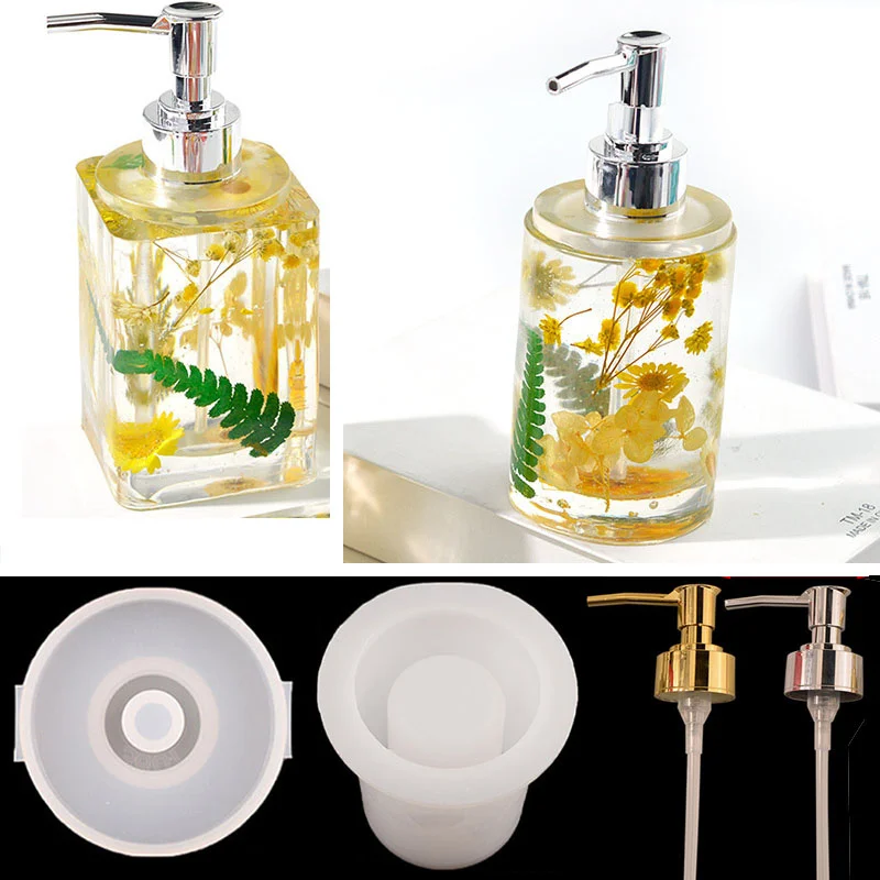 

Essential Oil Bottle Silicone Mold for Resin Aromatherapy Perfume Vials Mould UV Epoxy Resin Cosmetic Packaging Container Molds