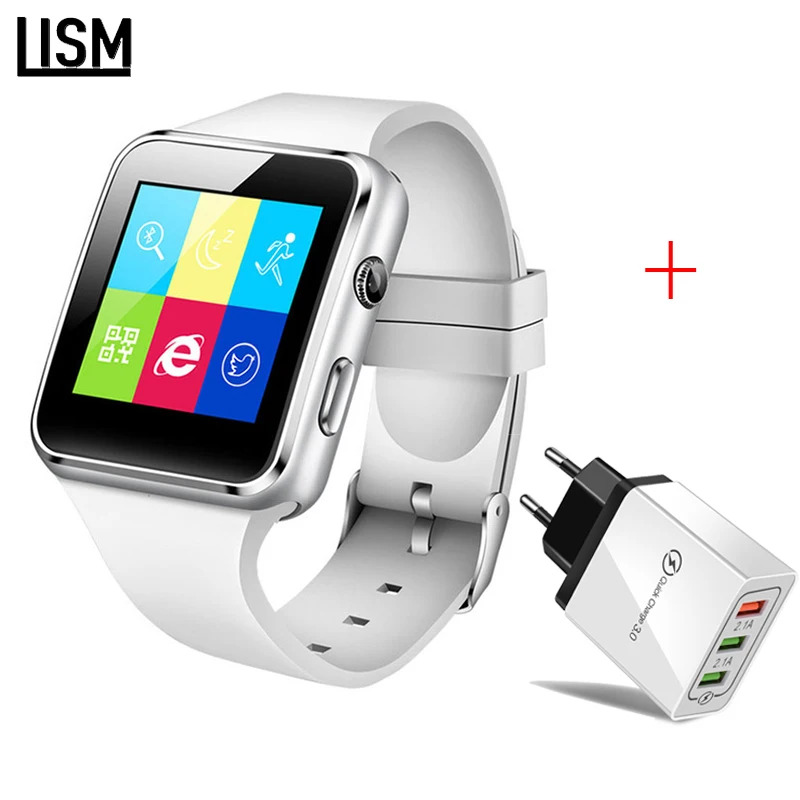 Горячие X6 Смарт часы для мужчин поддержка sim карты TF камера Smartwatch Bluetooth