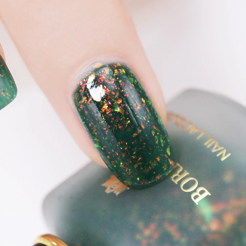 BORN PRETTY матовый лак для ногтей для рисования ногтей Черный Серый матирующий лак для ногтей блестки Micas дизайн ногтей 6 мл для самостоятельного маникюра