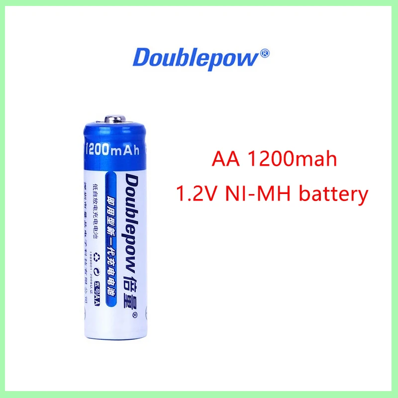 Ограниченное время предложение Doublepow AA 1 2 в 1200 мАч перезаряжаемый Ni MH аккумулятор