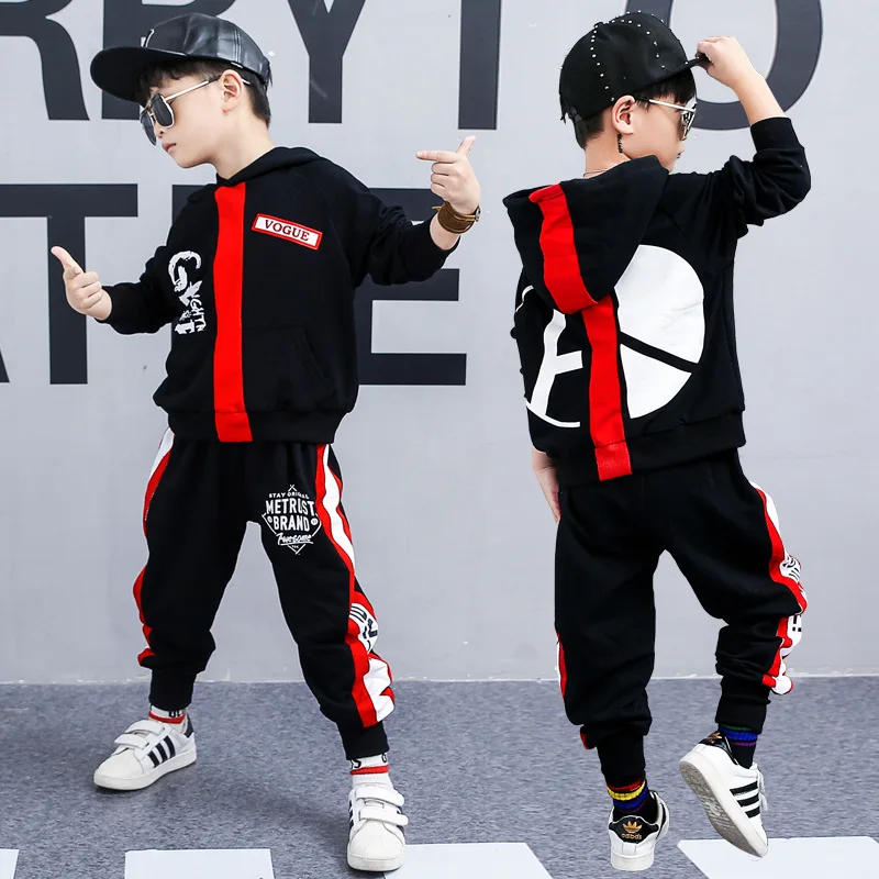 2019 New Spring Autumn Kids Clothes Boys 3 4 5 6 7 8 9 10 11 12 Years Hoodies Set Fashion Children Clothing Long Sleeve |