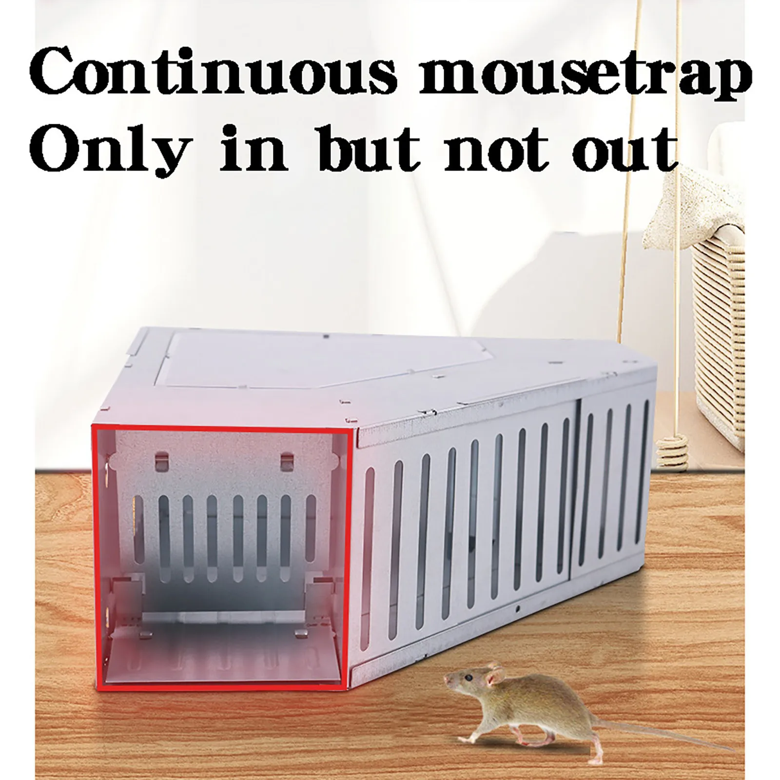 

Large Continuous Double Door Mousetrap Trap Metal Mousetrap For Hunting Mice decoracin de habitacin