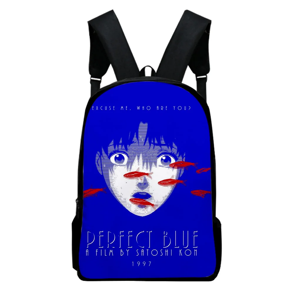 

Prefer Blue sakura Leisure simple large capacity zipper Student Backpack