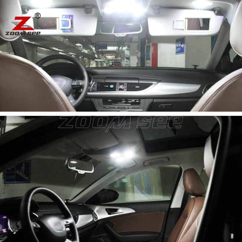 17pc x Error Free Interior Dome + Vanity mirror Trunk Door Glove LED light Kit for Audi A6 S6 RS6 C7 Avant Wagon (2012+) | Автомобили и