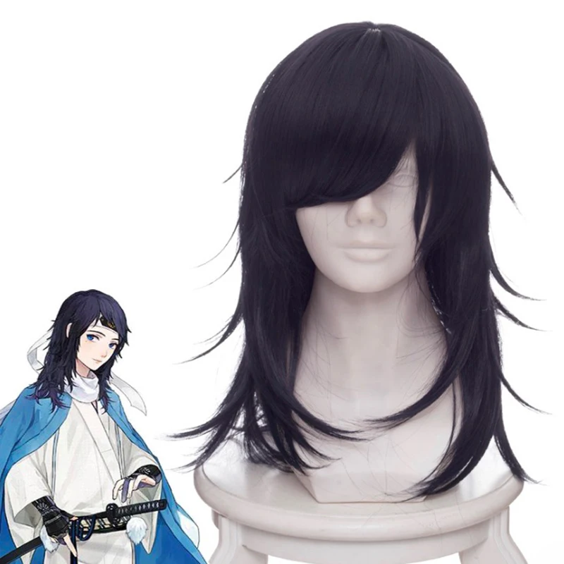 

Game Touken Ranbu Online Cosplay Wigs Yamatonokami Yasusada Cosplay Heat Resistant Synthetic Wig Hair Halloween Carnival Party