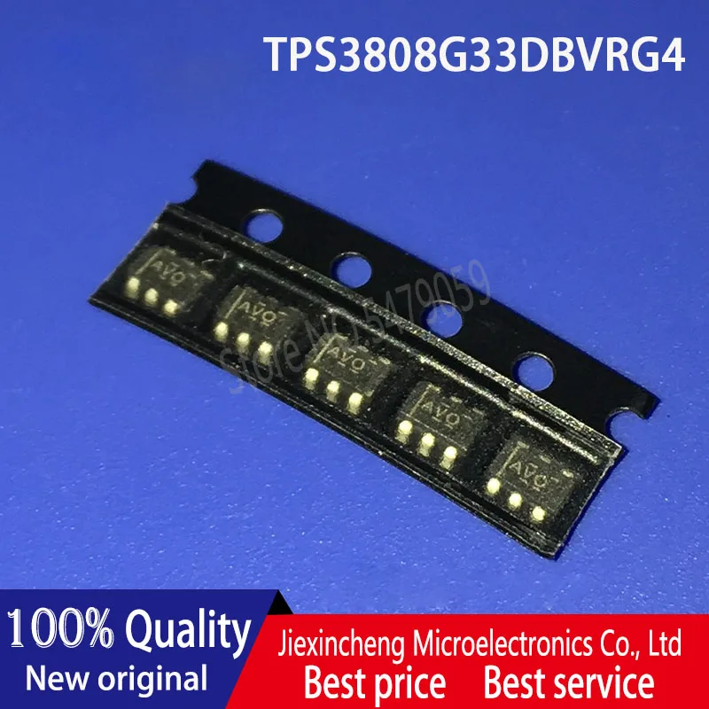

20PCS TPS3808G33DBVR marking: AVO TPS3808G33 TPS3808G33DBV SOT23-5 New original