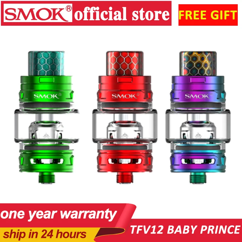 Новый запас SMOK TFV12 Baby Prince Tank 4 5 мл топ заполнение электронных сигарет распылитель