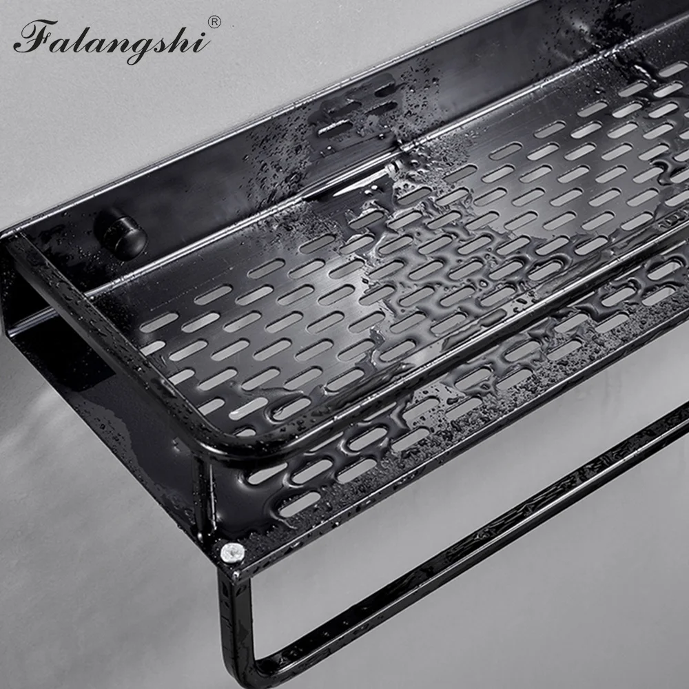 Держатель для полотенец в ванную комнату из алюминия|Полки ванной| |