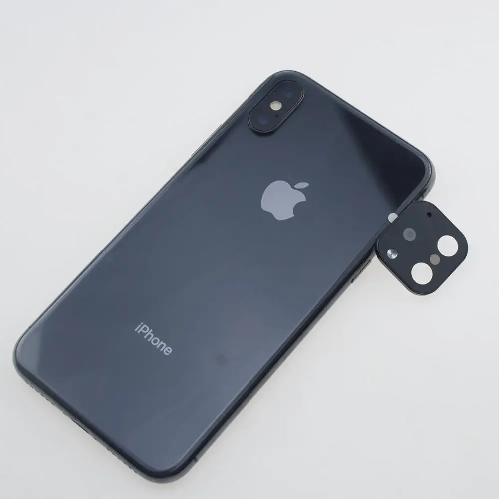 Задняя Защитная пленка для объектива камеры iPhone X XS Max выглядит как 11 Pro поддельная