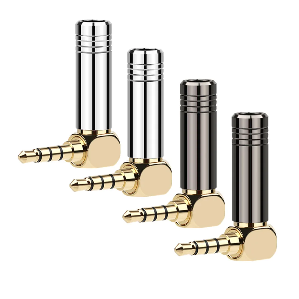 5 шт. Hifi Разъем для наушников 90 градусов 3 мм аудио разъем адаптер под прямым углом