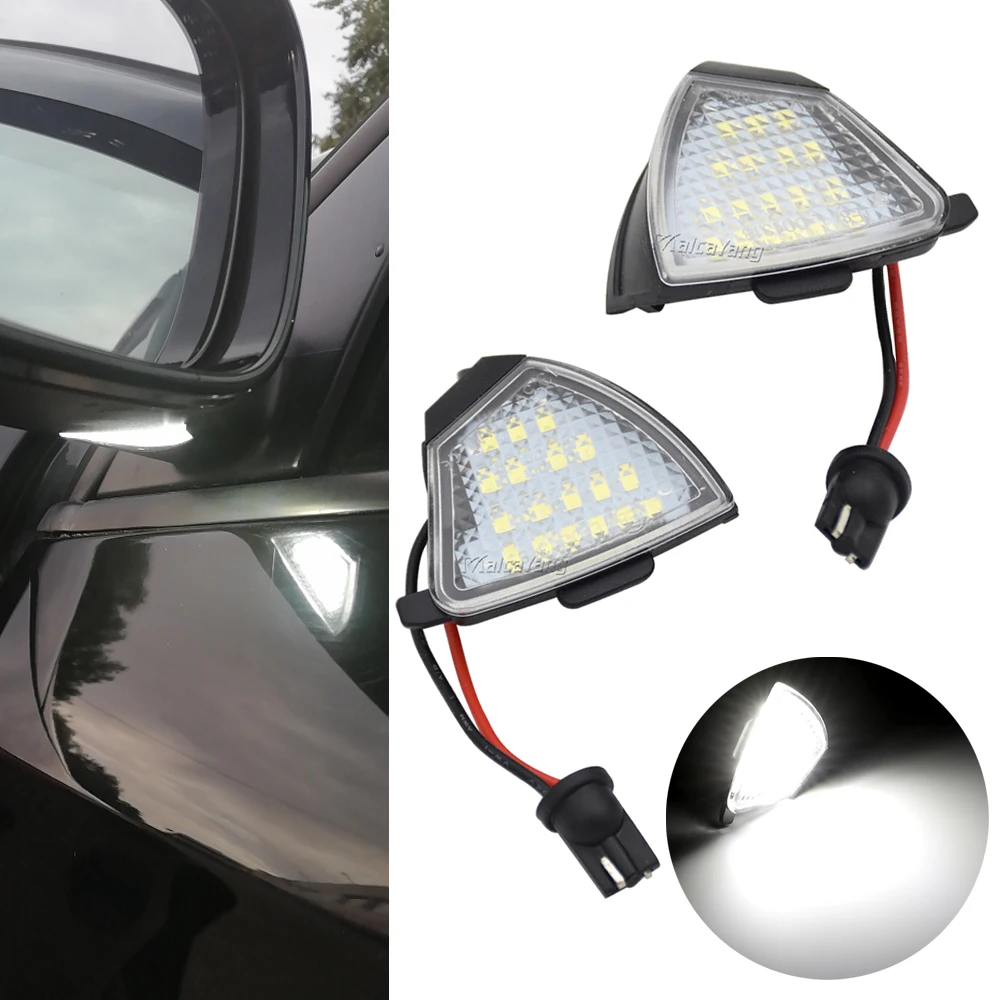 

For VW GOLF 5 GTI V MK5 Jetta Passat B5.5 B6 Sharan Superb EOS LED Side Rearview Mirror Floor Ground Lamp Puddle Welcome Light