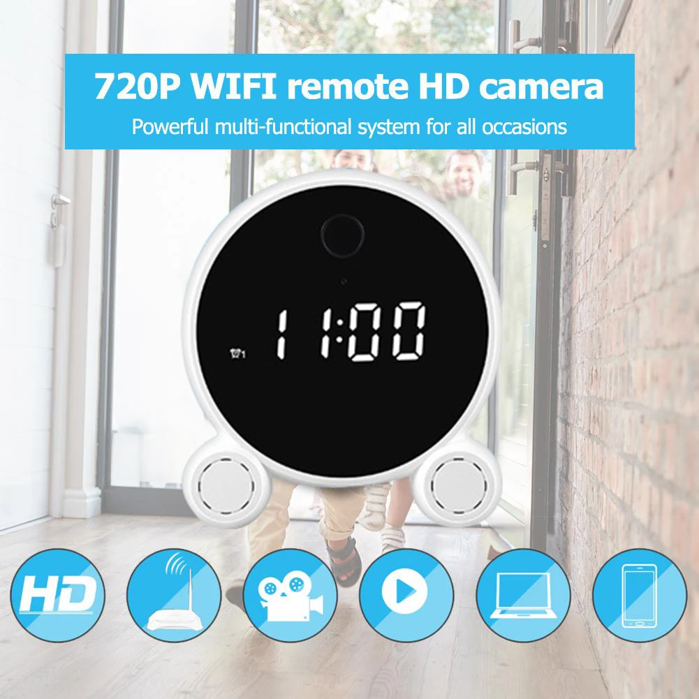 

Tuya Smart Life 2MP HD WiFi Home Security IP Camera with Time Alarm Clock