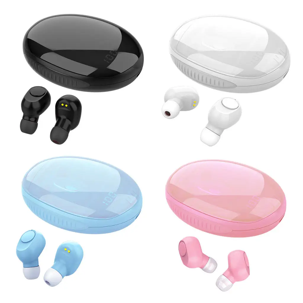 

P81 Pro Bluetooth 5.0 Wireless Earbuds with Led Display Charging Case, Waterproof HIFI Sound Headphones in Ear Built in Mic