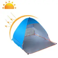Пляжная палатка, водонепроницаемый, быстрооткрывающийся однослойный тент для кемпинга, 3f Ul