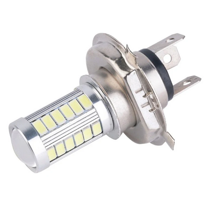 

Светодиодные лампы H4 33SMD для мотоцикла, 6500 лм, K, светодиодные лампы для мотоцикла, дневные ходовые огни, Автомобильные фары