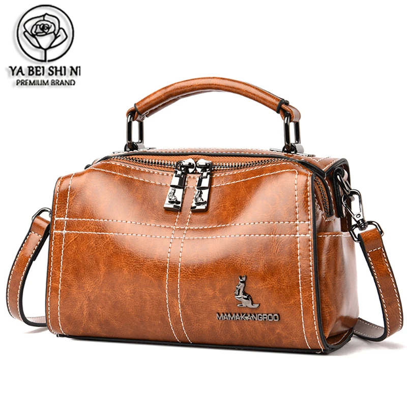 

Брендовый дизайнерский дорожный рюкзак в стиле ретро, большие вместительные кожаные рюкзаки для женщин, винтажный Кроссбоди, школьный рюкз...