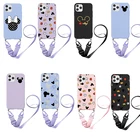 Чехол-накладка для iPhone 11, 12, 13 Mini, Pro Max, X, XR, XS Max, 7, 8, 6, 6s Plus, 5, 5S, SE, мягкая задняя крышка с изображением мыши из мультфильма