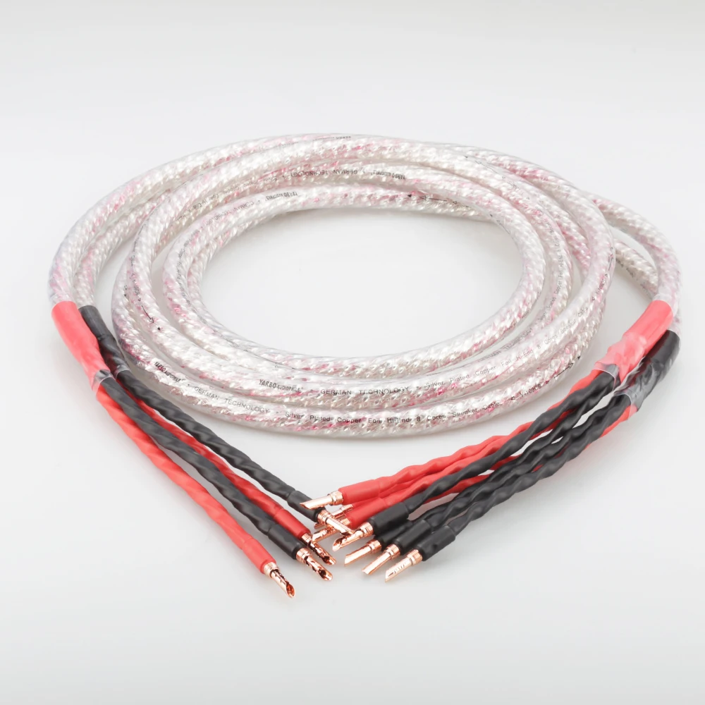 Кабель для динамика 2 5 м пара OFHC медный кабель с банановым штекером - купить по