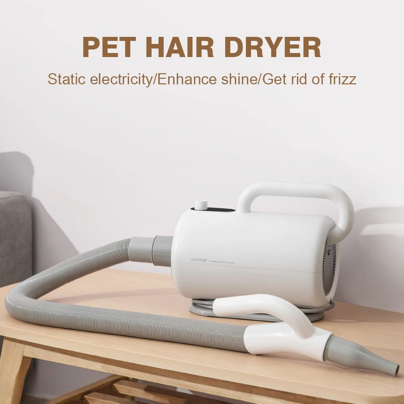 Secador de pelo para mascotas, dispositivo de secado r&aacute;pido de gran volumen de aire, LED, Control de temperatura, soplado r&aacute;pido para perros peque&ntilde;os, medianos y grandes, 1700W-4