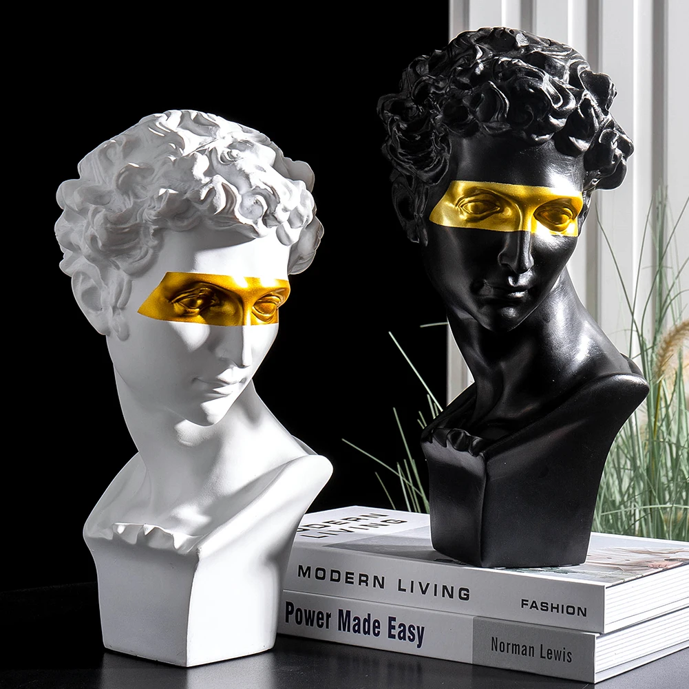 Абстрактная статуя человека из смолы Европа Давида аксессуары для украшения