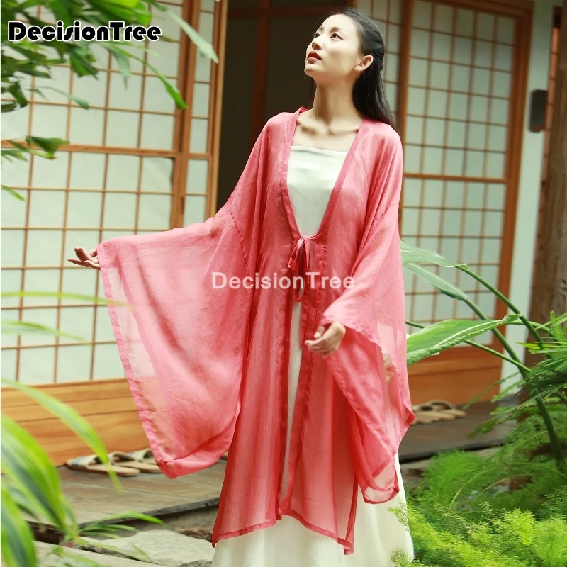 

2021 женские hanfu пальто Китайская народная Танцевальный костюм элегантные улучшилось костюм ханьфу hanfu плащ косплей стиль для девушек в стиле...