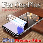 OnePlus 10Pro 9Pro Защитная пленка для экрана для One Plus 8 Pro 45  Гидрогелевая пленка 1 + 9RT OnePlus9 Soft 1 + 8T 1Plus 9