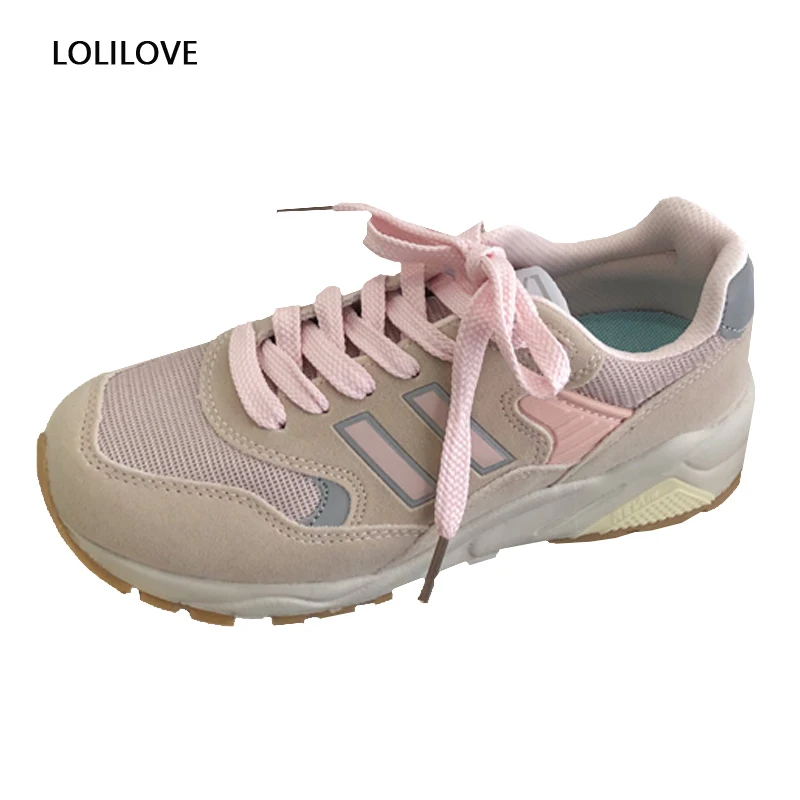 

New Arrivals Sports Vulcanized Shoes Kawaii Sneakers Korean College Students College style shoes Style Soft Candy Girls shoes