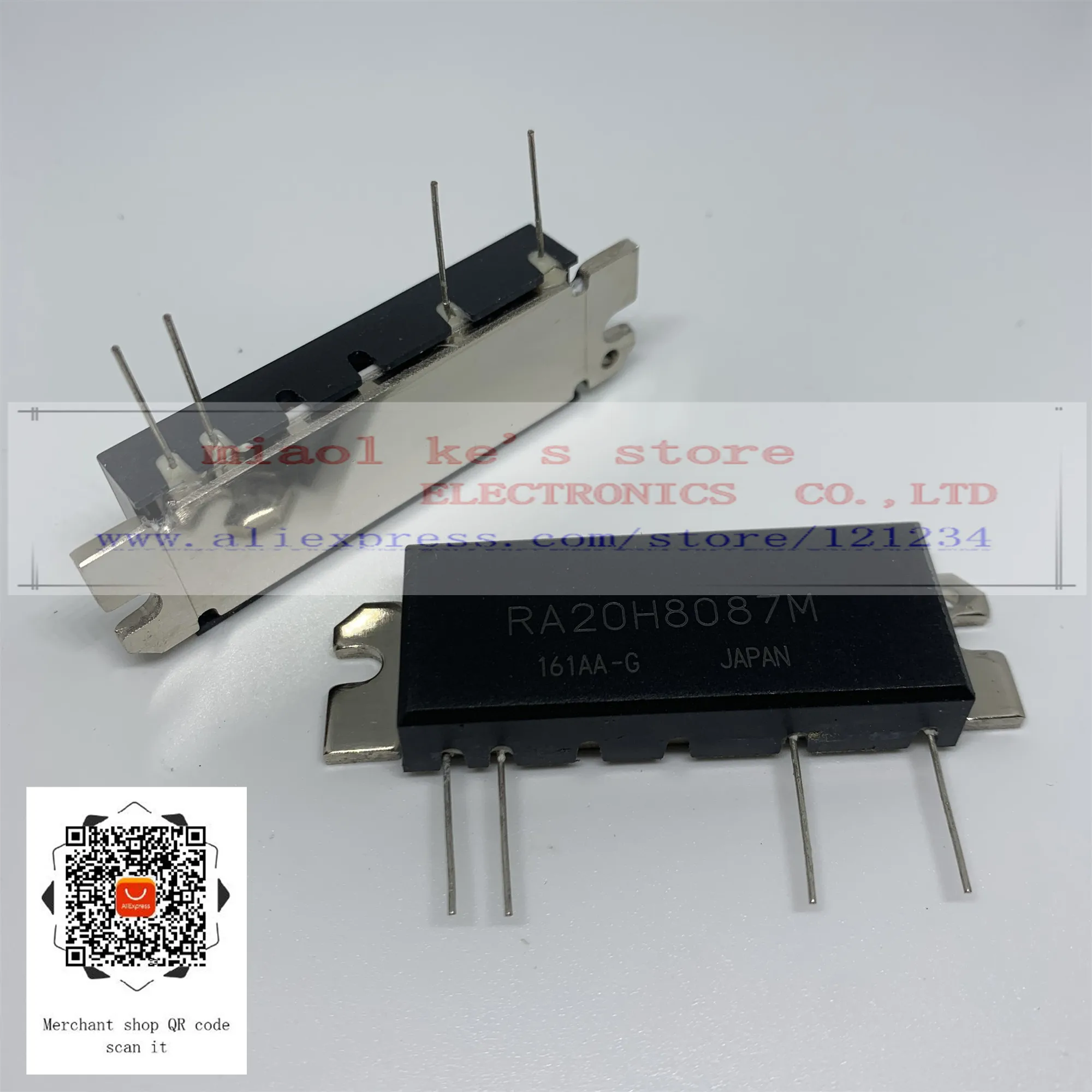 

100%Original: RA20H8087M RA20H8087M-101 [ 806-870MHz 20W 12.5V, 3 Stage Amp.PACKAGE CODE: H2S. For MOBILE RADIO ]