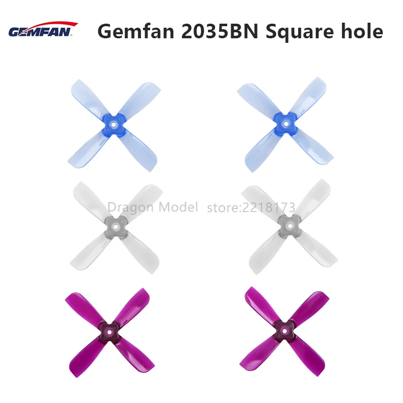 

Gemfan 2035BN 2035 2X3.5X4 4-Лопастной 2-дюймовый PC пропеллер с квадратными отверстиями для RC FPV Racing Freestyle 2-дюймовый зубочистка Cinewhoop беспилотники