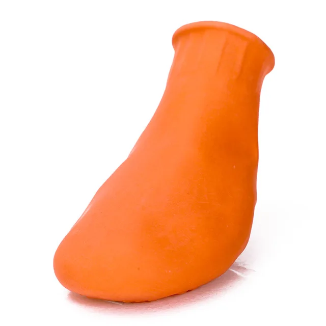 Orange Hoopet/Обувь для домашних животных; непромокаемые сапоги для французских бульдогов; водонепроницаемые Нескользящие ботинки для собак; обувь для средних и больших собак; обувь для кошек - Цвет: Orange