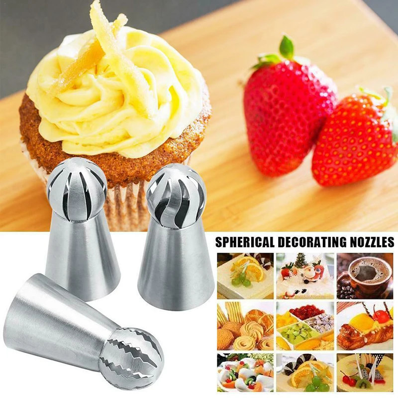 3 шт./лот русский Бал Факел Насадки цветок Fondant (сахарная) Обледенение советы по