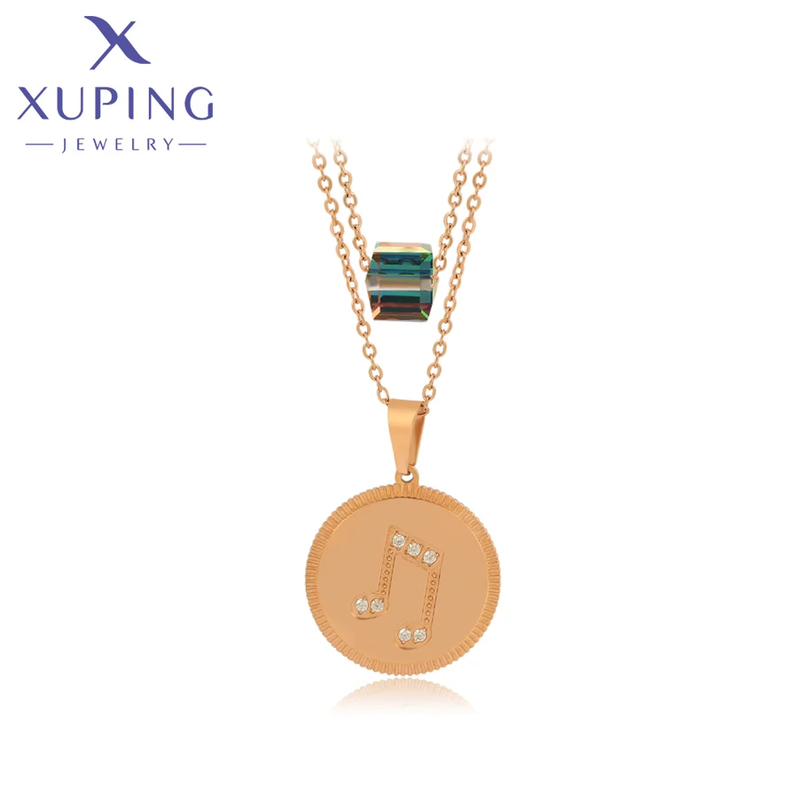 

Xuping Jewelry Fashion Satinless Steel Crystal Pendant Necklaces for Women Gift 000000500