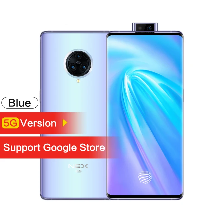 5G Version 8GB 256GB Vivo Nex 3 5G версия глобальная ПЗУ NFC 8 Гб 256 Гб Смартфон Snapdragon 855 64MP+ 13MP+ 13MP 6,8" 1080x2256 P полный экран 44W VOOC - Цвет: 5G Version 8GB 256GB